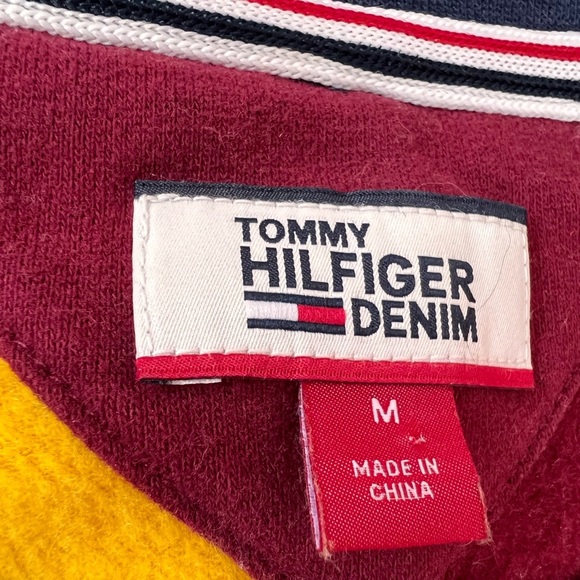 Tommy Hilfiger Colour Block Batwing Sweatshirt Comfy Awesomeness β€οΈπππ - Picture 9 of 9